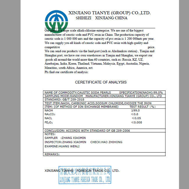 Decolorizing Deodorant Sodium Hydroxide Pellets In Water 1310-73-2